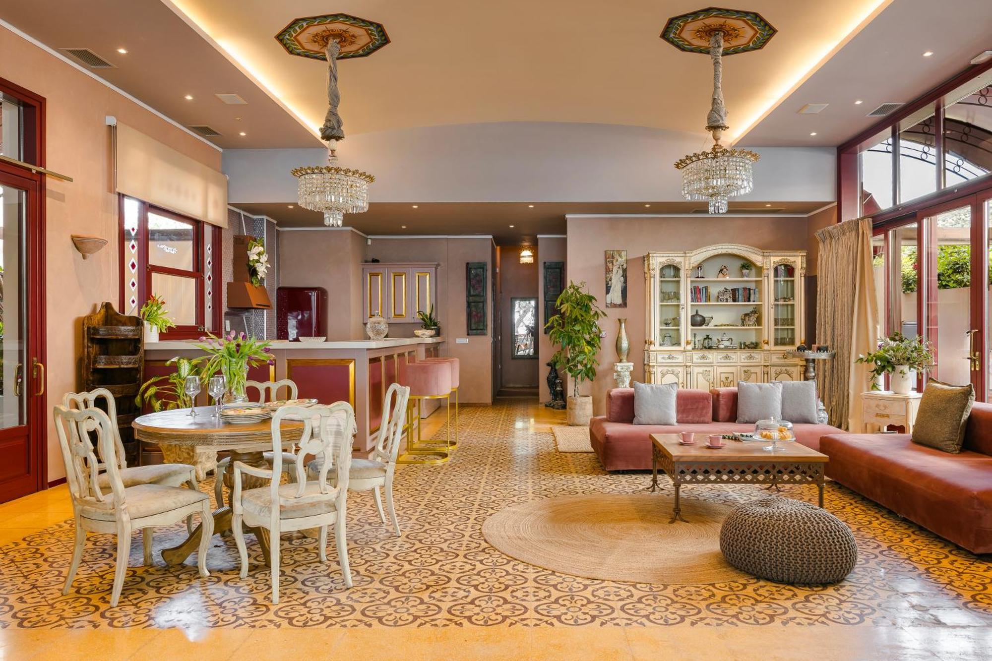Scorpios Mansion / Downtown Skala / Seaside Villa Eksteriør billede