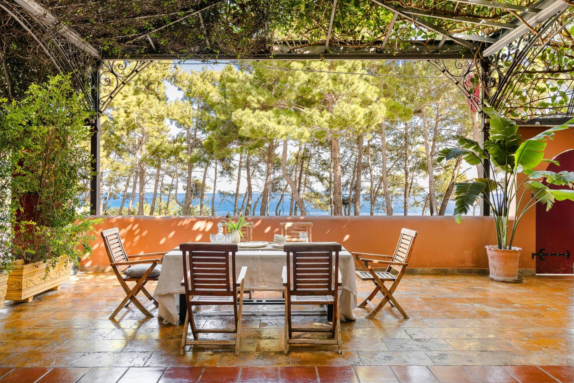 Scorpios Mansion / Downtown Skala / Seaside Villa Eksteriør billede